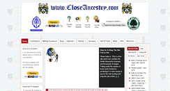 Desktop Screenshot of closeancestry.com